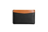 RFID Card Holder Black/Tan