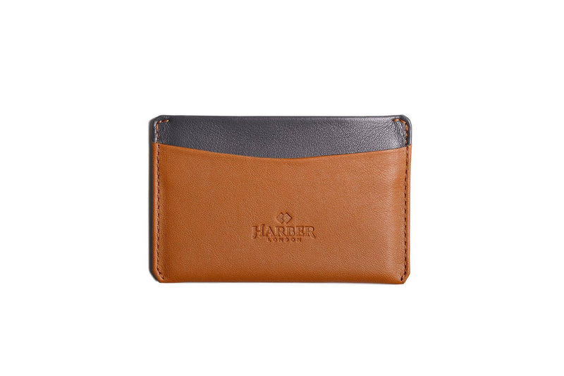 RFID Card Holder Tan/Grey