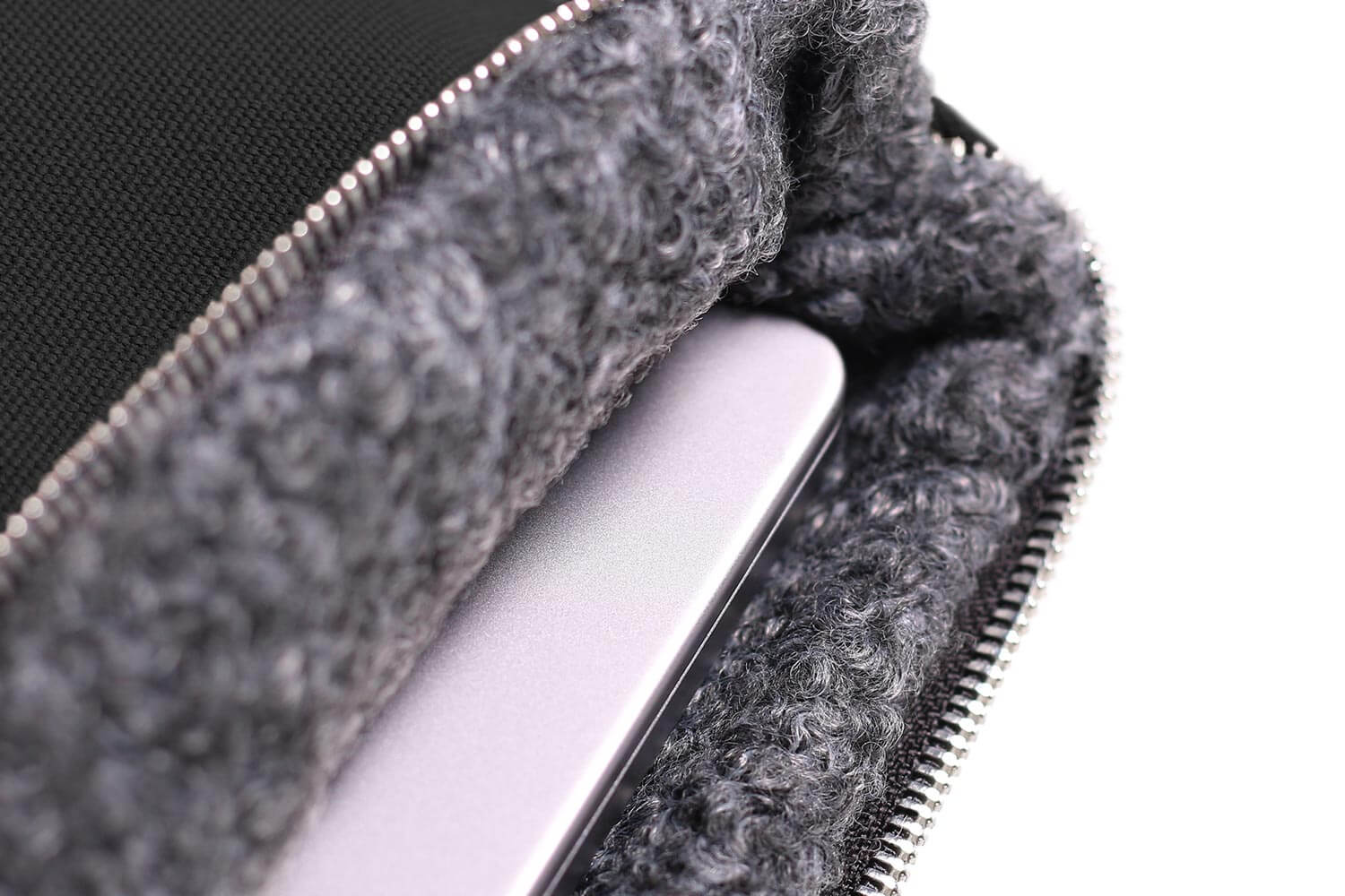 Housse zippée pour MacBook noir