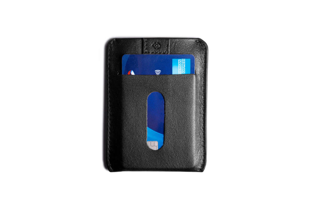 Porte-cartes ultra fin avec protection RFID noir