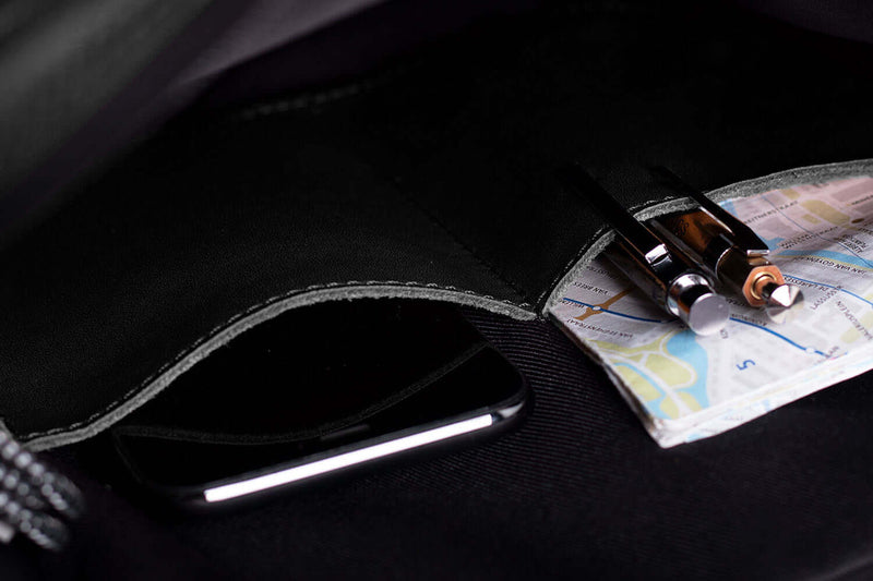 Slim Laptop Backpack Black