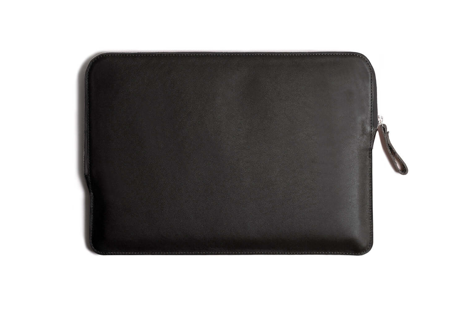 Étui folio fin en cuir pour ordinateur portable n° 7 noir