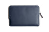 Slim Leather Folio Laptop Case No. 7 Navy