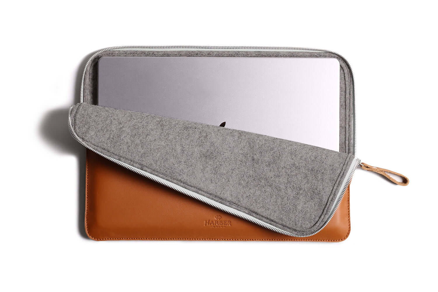 Étui folio fin en cuir pour ordinateur portable n° 7 Tan