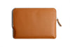 Slim Leather Folio Laptop Case No. 7 Tan