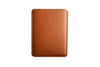 Slim Leather iPad and Kindle Sleeve Case Tan