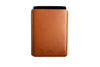 Slim Leather iPad and Kindle Sleeve Case Tan