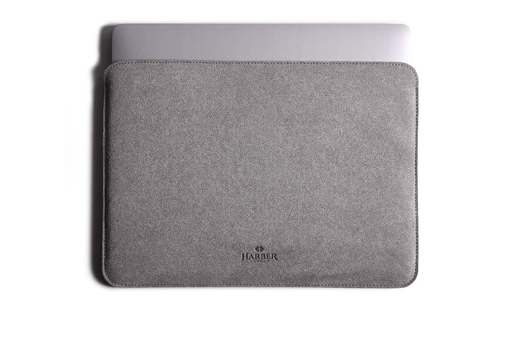 Housse Slim en Microfibre pour MacBook Gris Microfibre