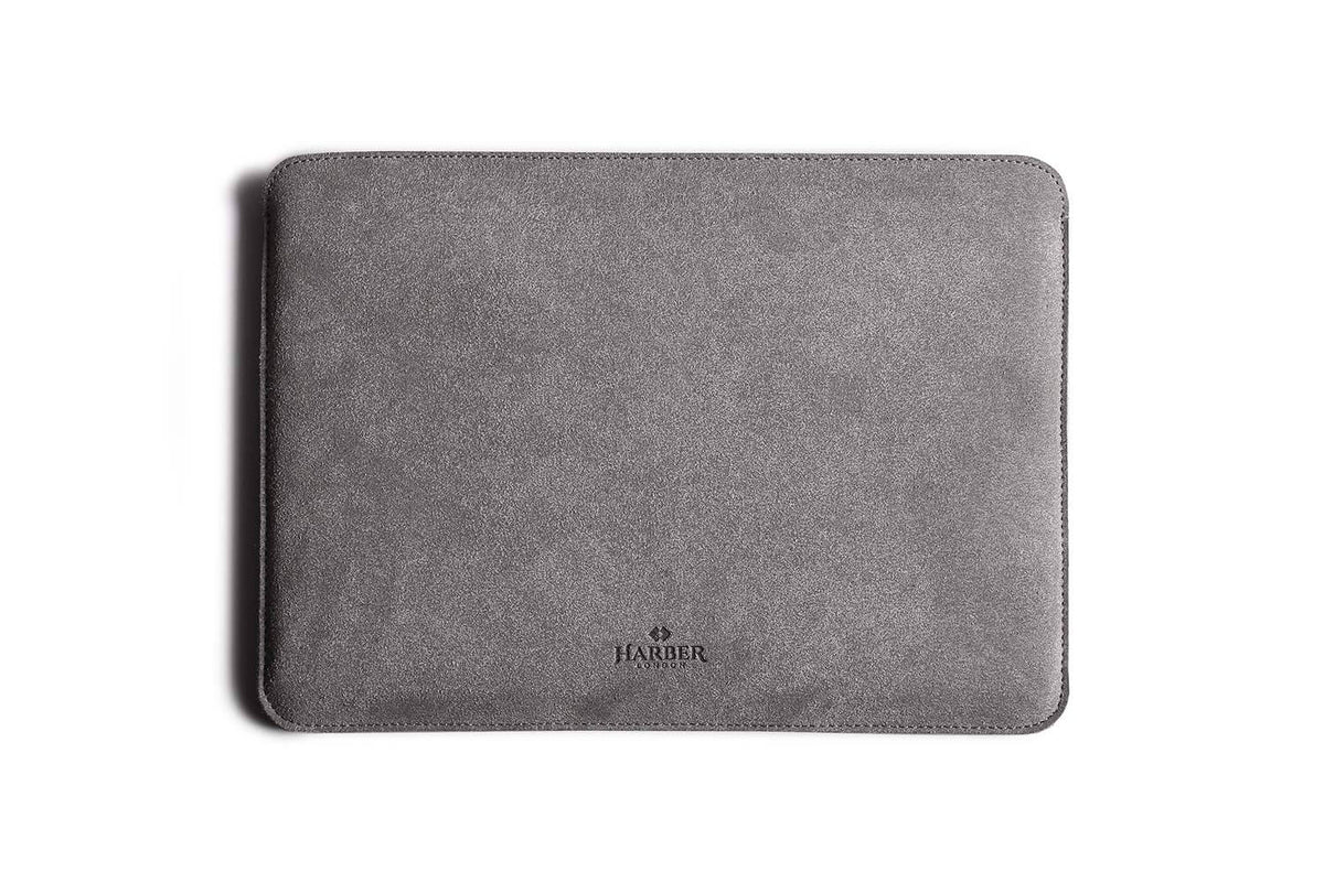 Slim Microfibre MacBook Sleeve Case Grey Microfibre