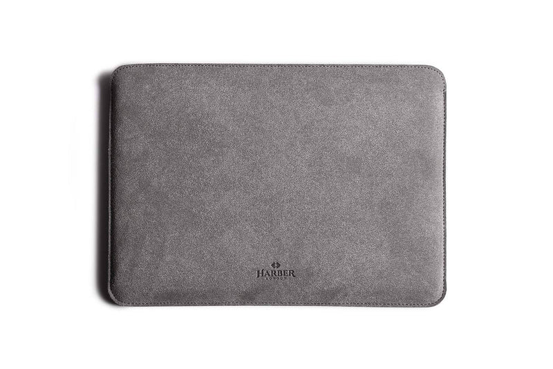 Slim Microfibre MacBook Sleeve Case Grey Microfibre