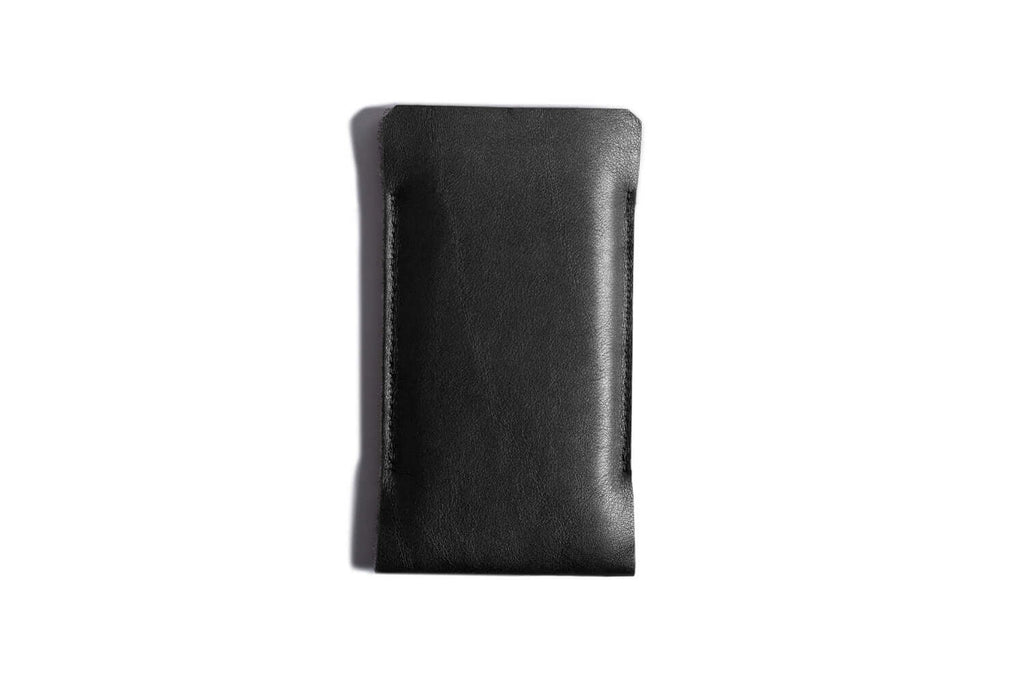 Slim Wallet Sleeve Case for Smartphones Black