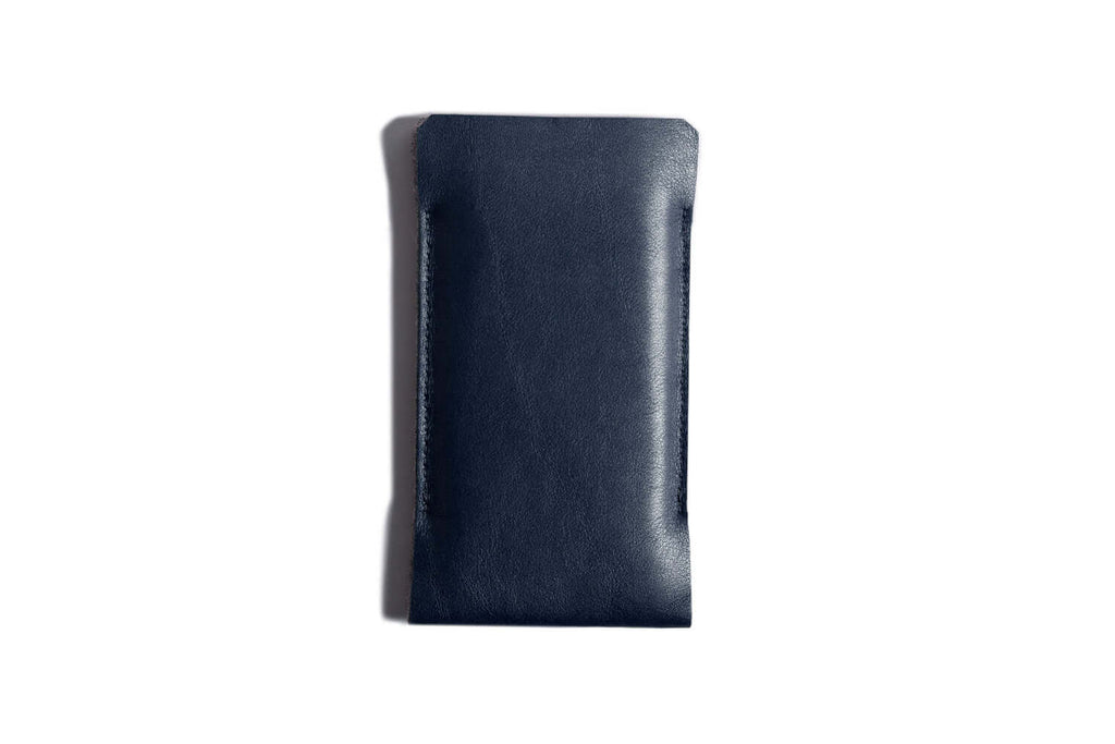 Slim Wallet Sleeve Case for Smartphones Navy