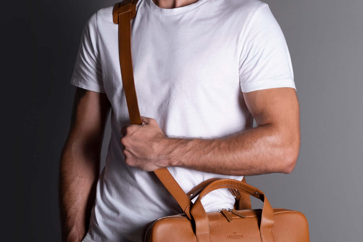 Work Briefcase – Tan Nomad Tech