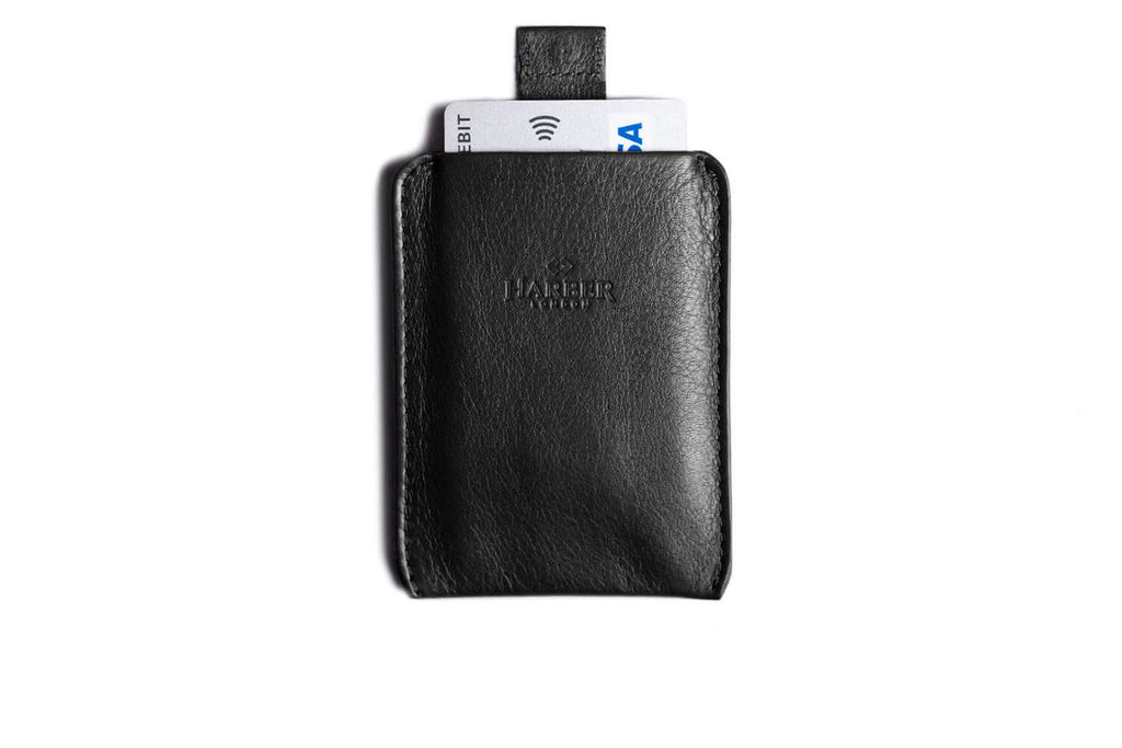 Super Slim Card Holder with RFID Protection Black