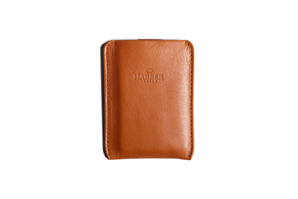 Super Slim Card Holder with RFID Protection Tan