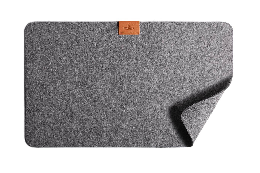 Wool Felt Desk Mat Tan